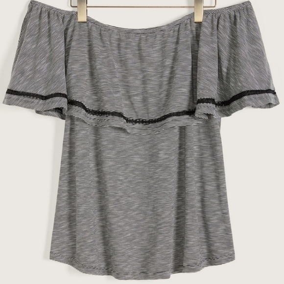 5X - Penningtons | Bardot Off-The-Shoulder Swing Top - Picture 7 of 7